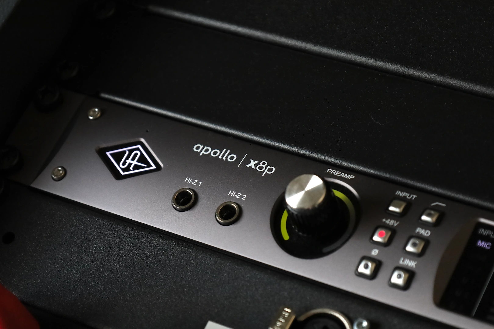 Apollo Audiointerface Detailaufnahme