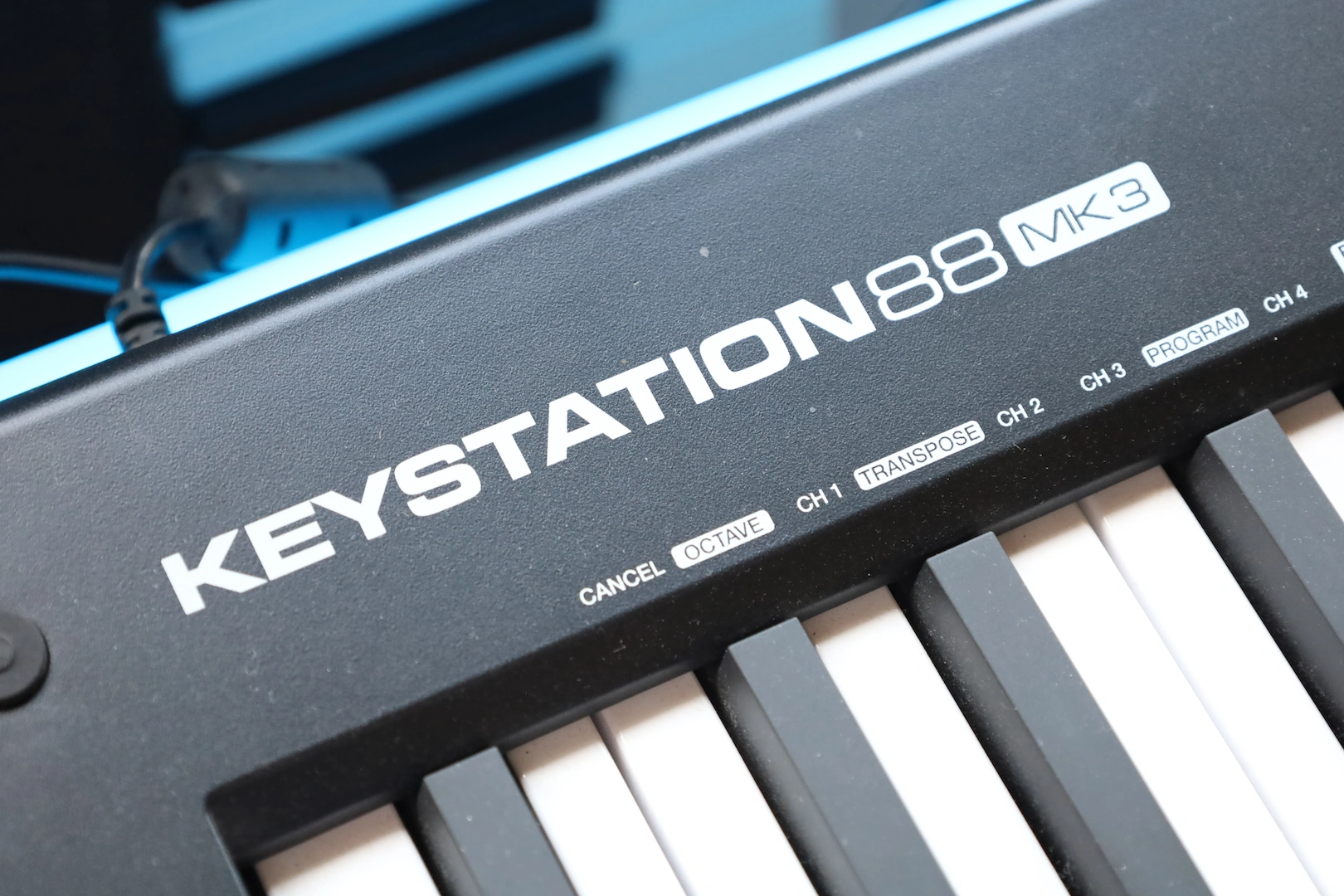Keystation MIDI-Keyboard im Studio